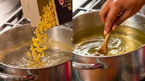 Cooking and Draining the Pasta