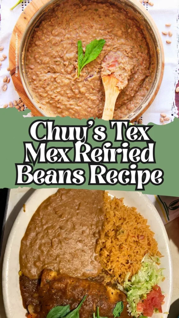 Copycat Chuy’s Tex Mex Refried Beans Recipe