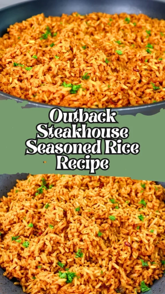 Copycat Outback Steakhouse Seasoned Rice Recipe
