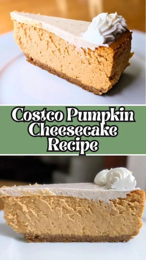 Delicious Costco Pumpkin Cheesecake