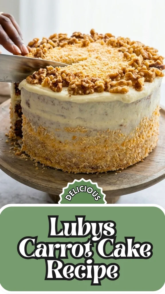 Delicious Lubys Carrot Cake