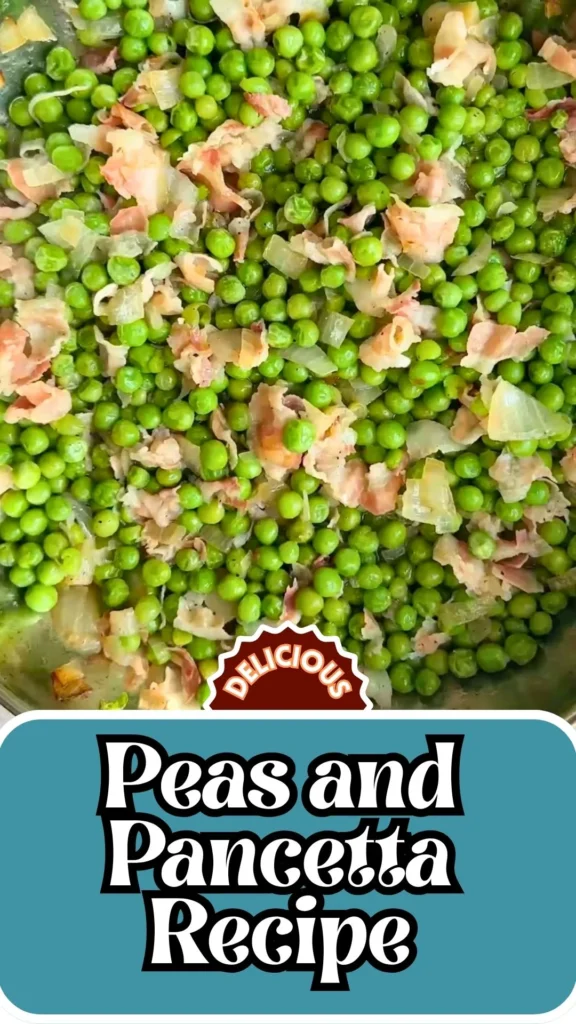 Delicious Peas and Pancetta