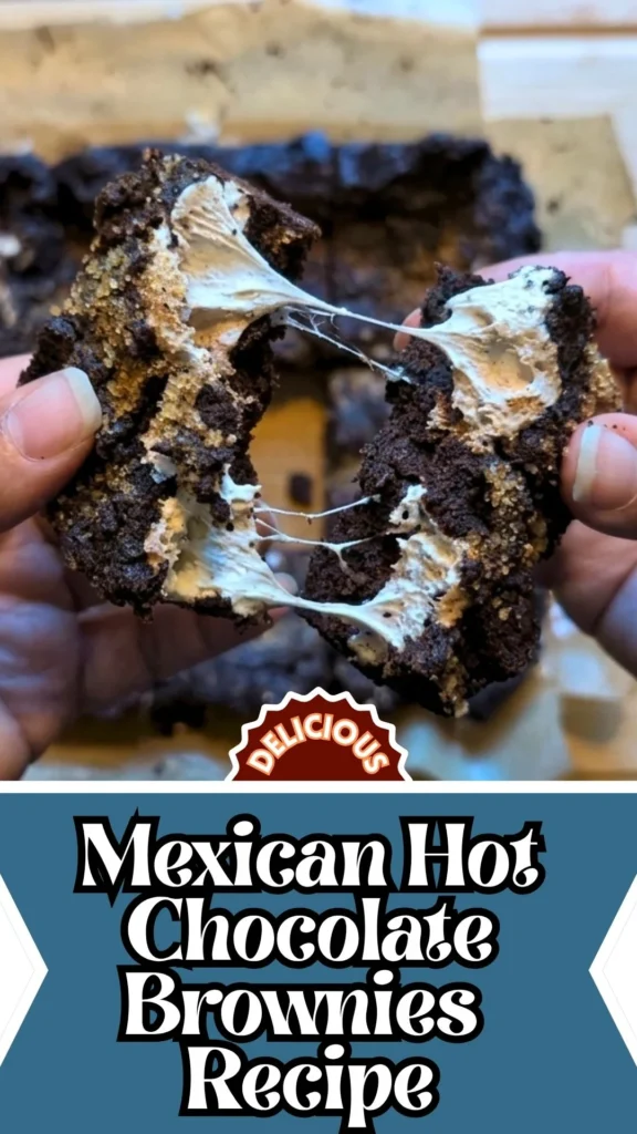 DeliciousMexican Hot Chocolate Brownies