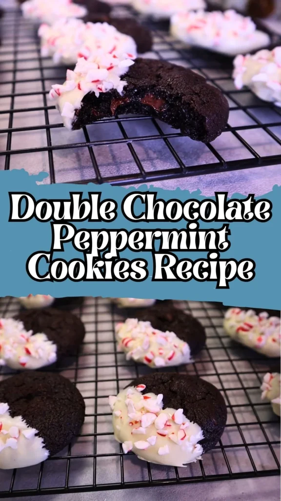 Double Chocolate Peppermint Cookies