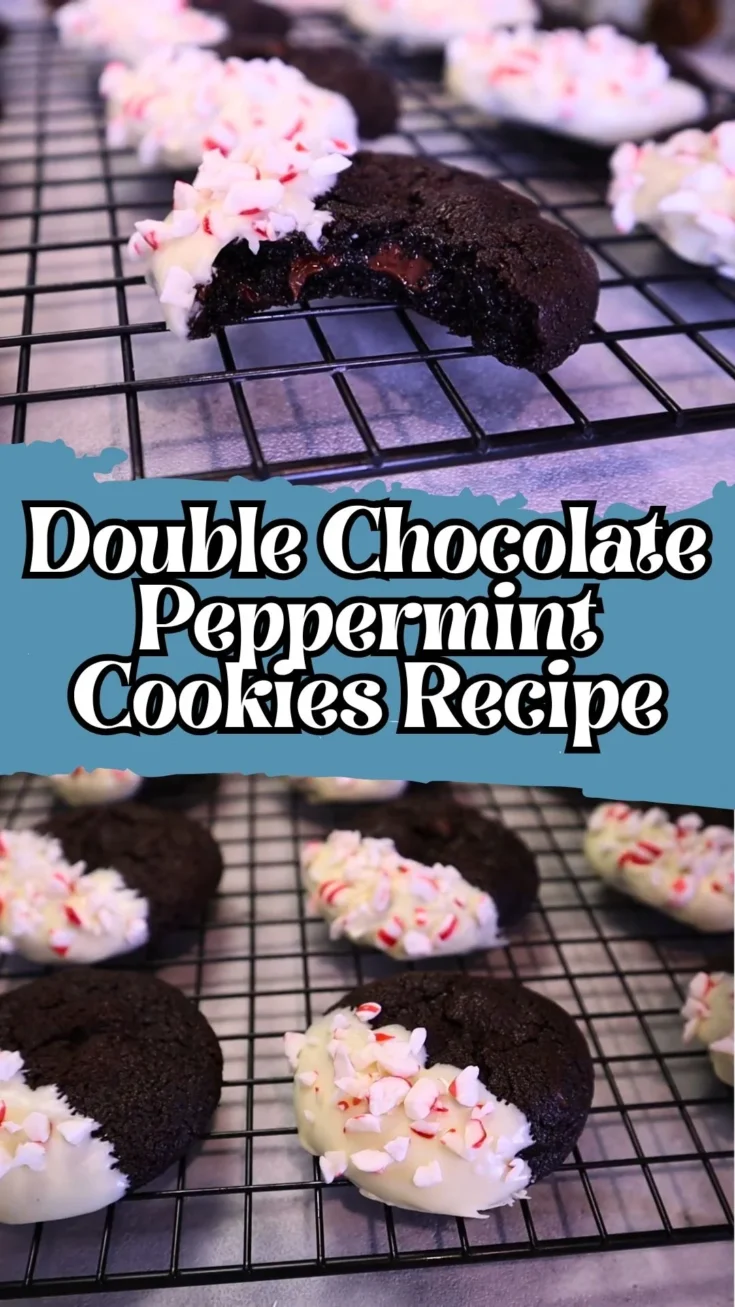 Double Chocolate Peppermint Cookies