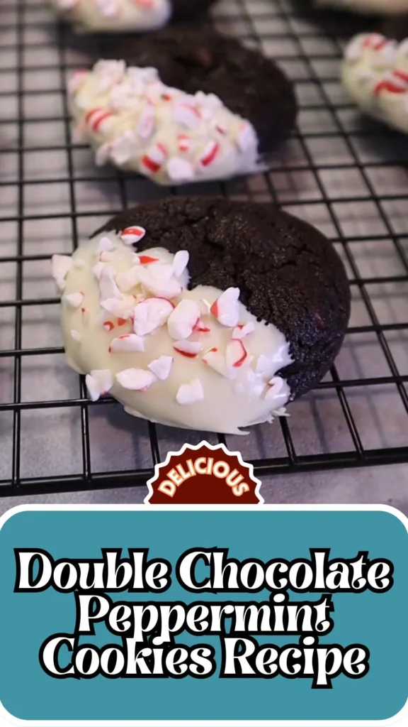 Enjoy this Double Chocolate Peppermint Cookies