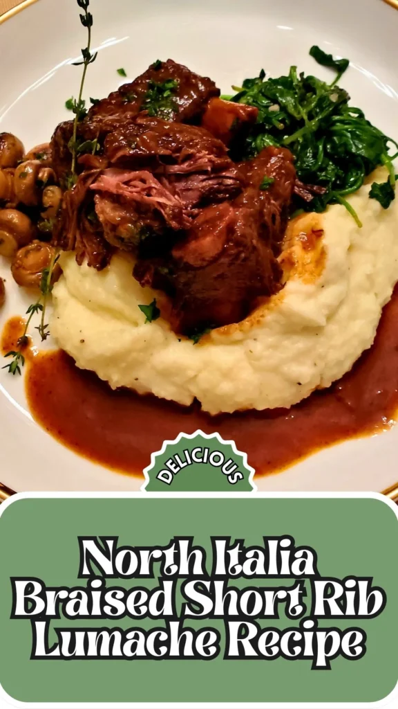 Homemade North Italia Braised Short Rib Lumache