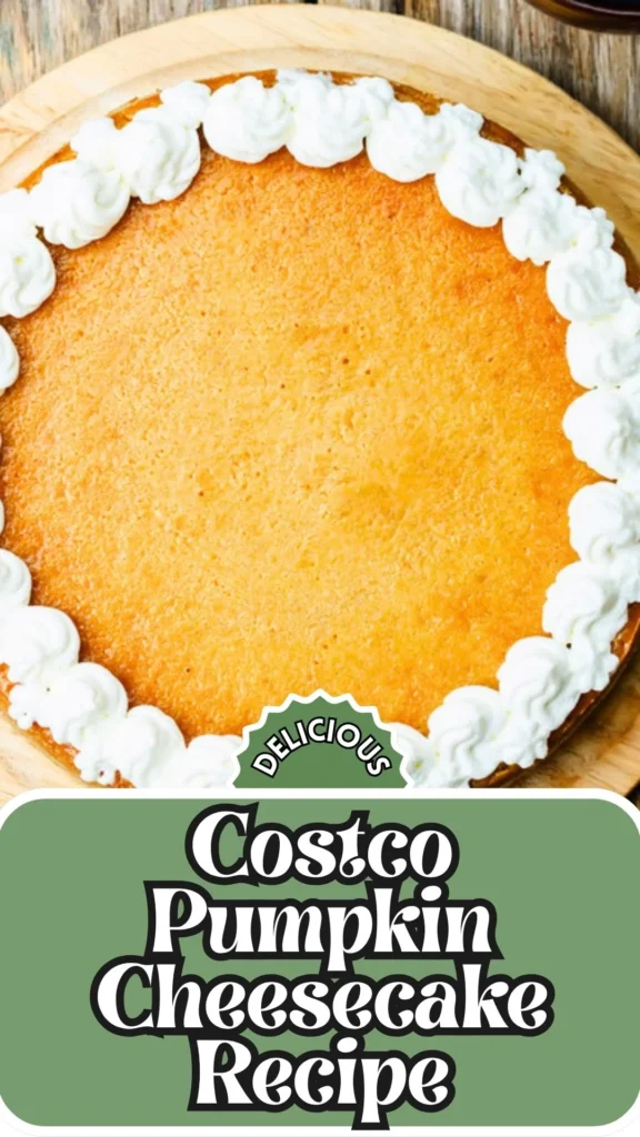 How to make Costco Pumpkin Cheesecake