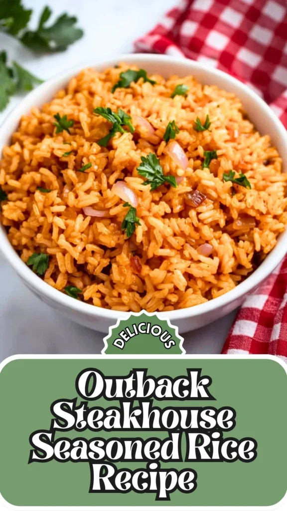 How to make Outback Steakhouse Seasoned Rice