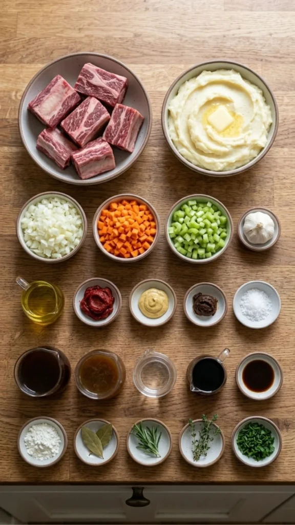 North Italia Braised Short Rib Lumache Ingredients