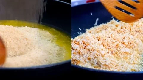 Toasting the Rice