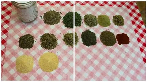 Add all the herbs and spices