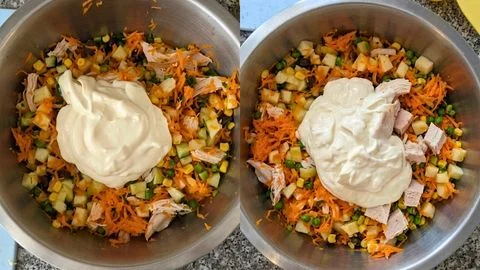 Add the Dressing