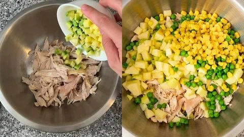 Combine the Solid Ingredients