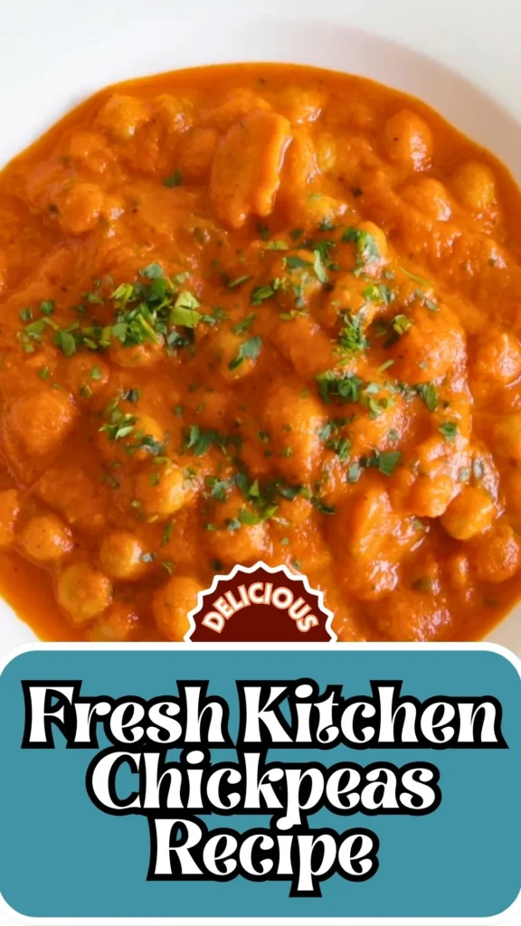 Delicious Fresh Kitchen Chickpeas