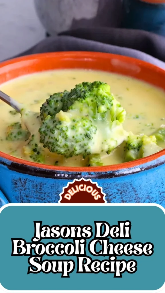 Delicious Jasons Deli Broccoli Cheese Soup
