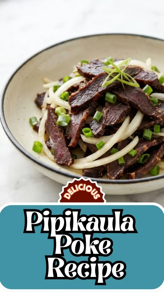 Delicious Pipikaula Poke