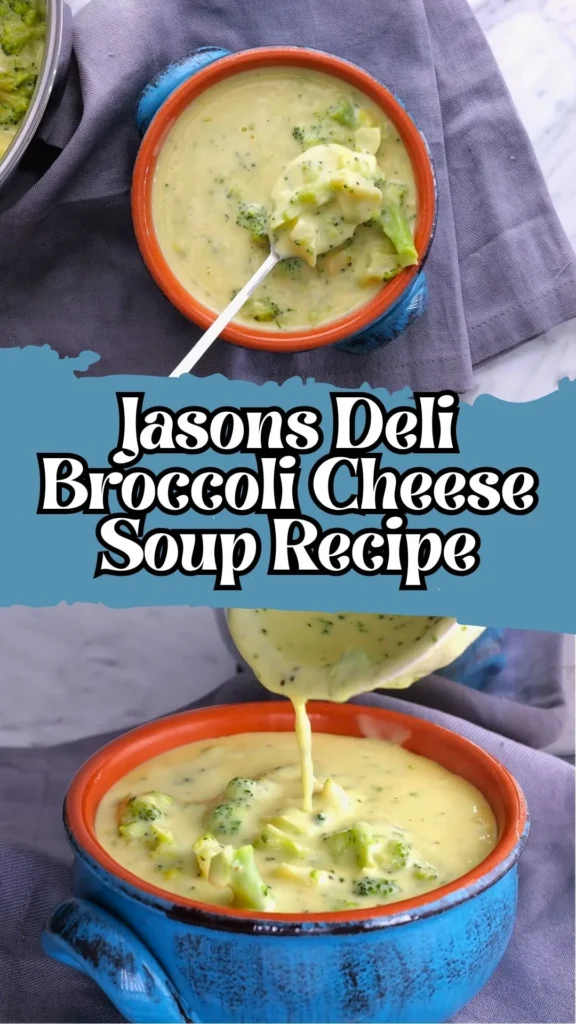 Enjoy this Jasons Deli Broccoli Cheese Soup