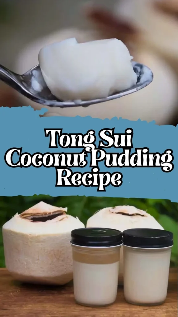 Enjoy this Tong Sui Coconut Pudding
