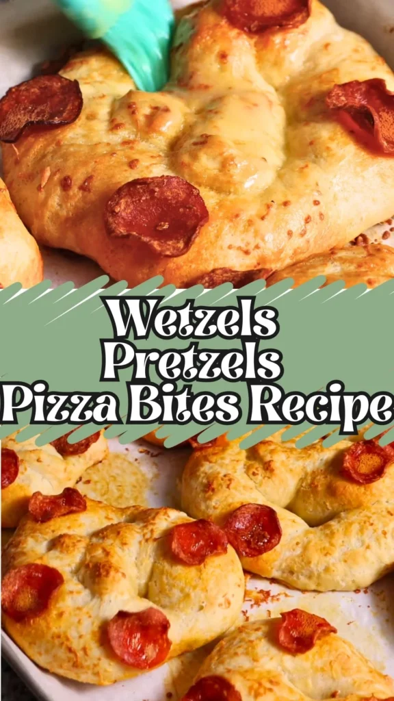 Enjoy this Wetzels Pretzels Pizza Bites