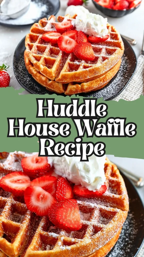 How to make Huddle House Waffle