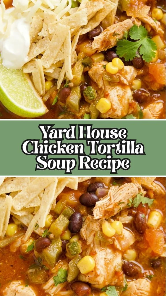 How to make Yard House Chicken Tortilla Soup