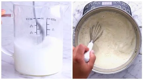 Make and add the cornstarch slurry