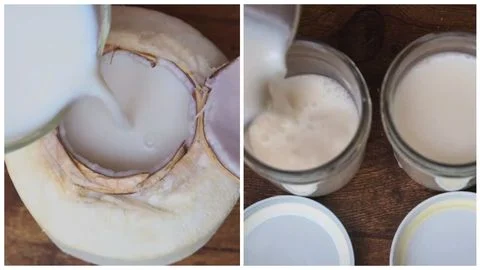 Make the optional coconut water jelly