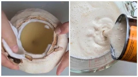 Open the coconuts