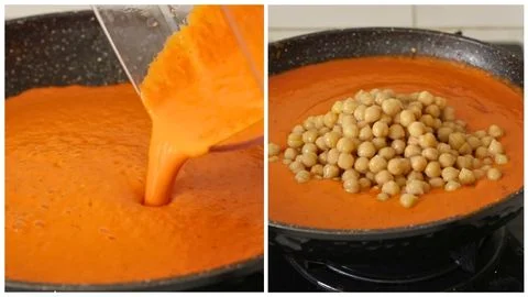 Simmer with chickpeas