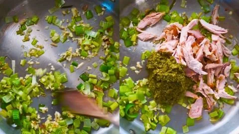 Add the Garlic & Add the Main Ingredients