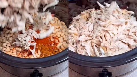 Add the protein and produce
