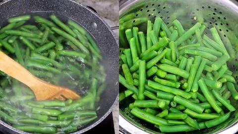 Blanch the Green Beans