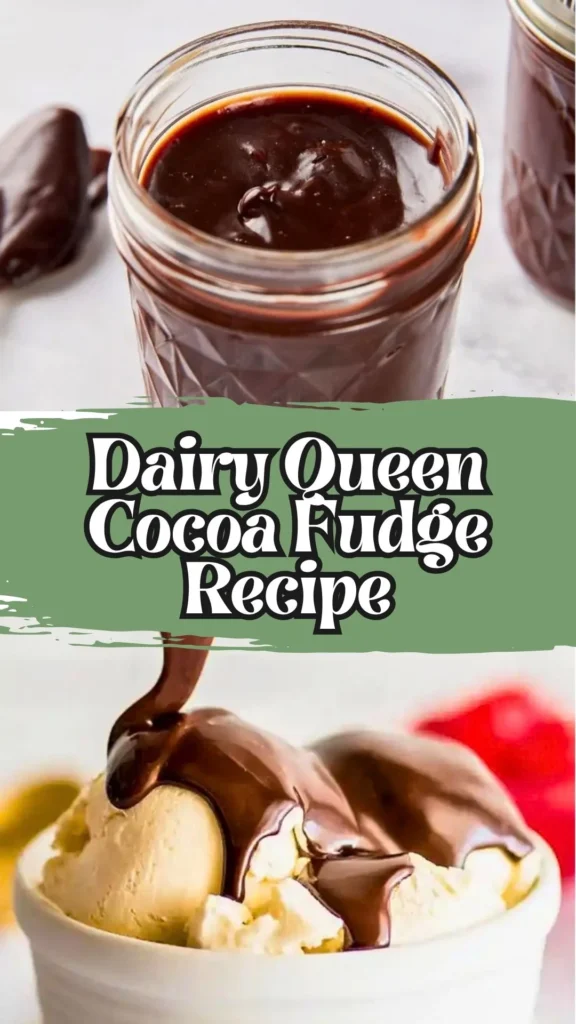 Copycat Dairy Queen Cocoa Fudge Recipe