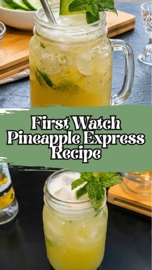 Copycat First Watch Pineapple Express Recipe