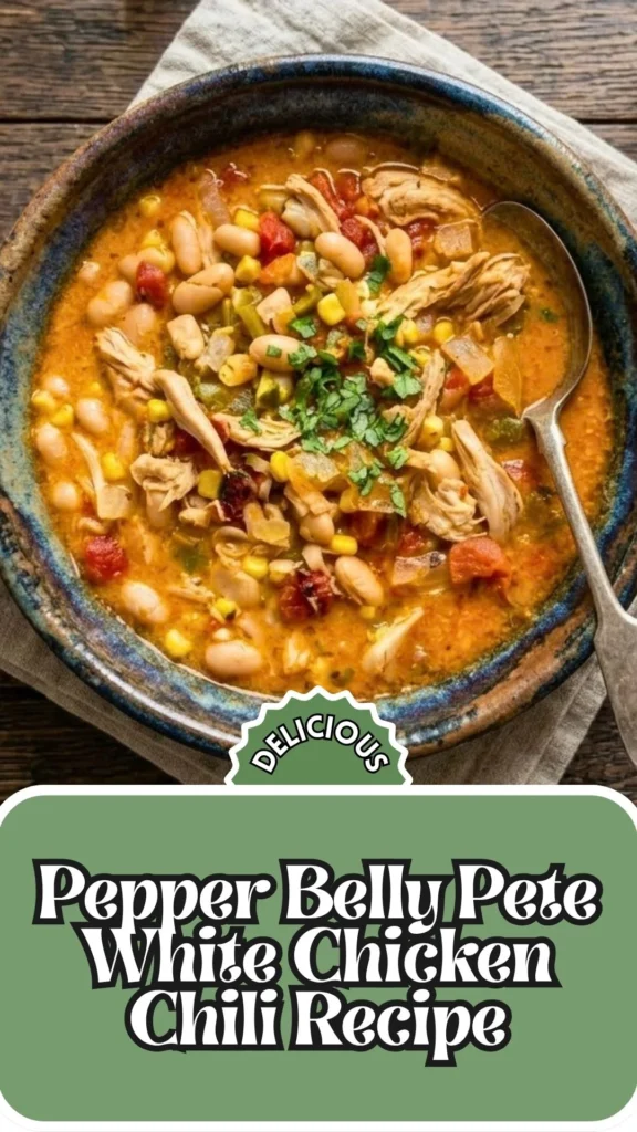 Copycat Pepper Belly Pete White Chicken Chili Recipe