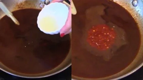 Deglaze and Build the Soy Glaze