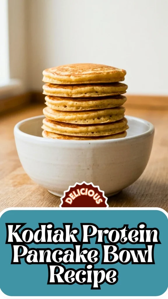 Delicious Kodiak Protein Pancake Bowl