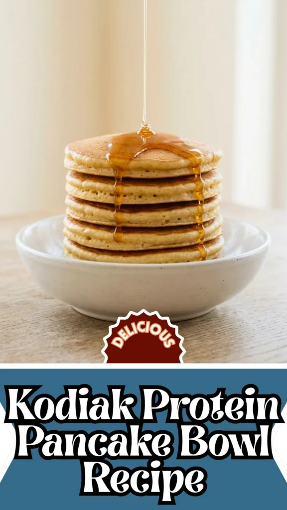 Enjoy this Kodiak Protein Pancake Bowl