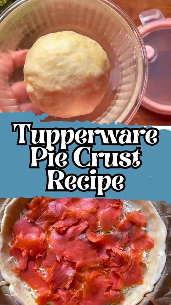 Enjoy this Tupperware Pie Crust