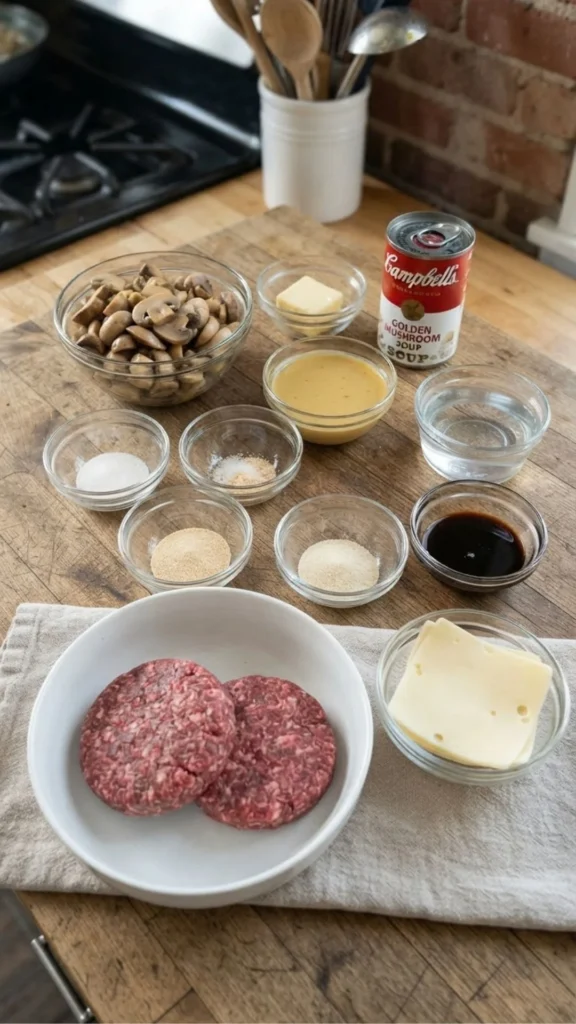 Hardees Mushroom Sauce Recipe for Swiss Burger Ingredients