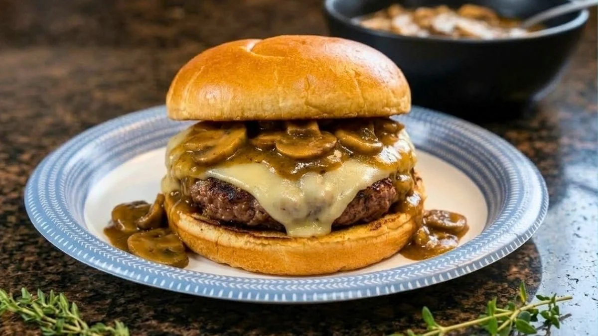 Hardees Mushroom Sauce Recipe for Swiss Burger