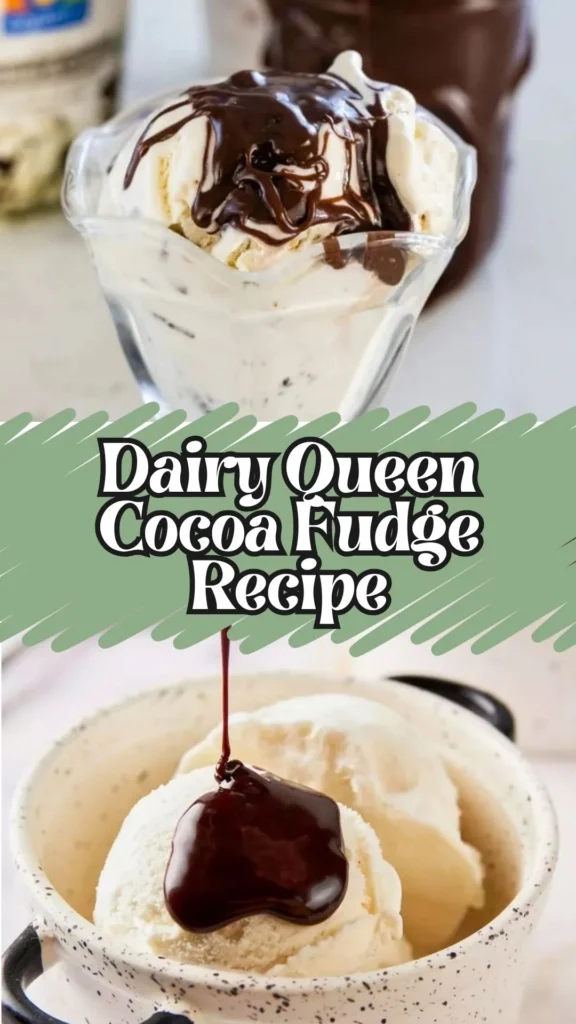 Homemade Dairy Queen Cocoa Fudge