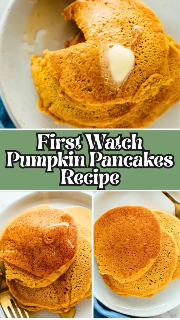 Homemade First Watch Pumpkin Pancakes