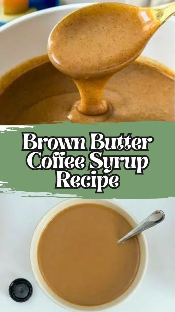 How to make Brown Butter Coffee Syrup
