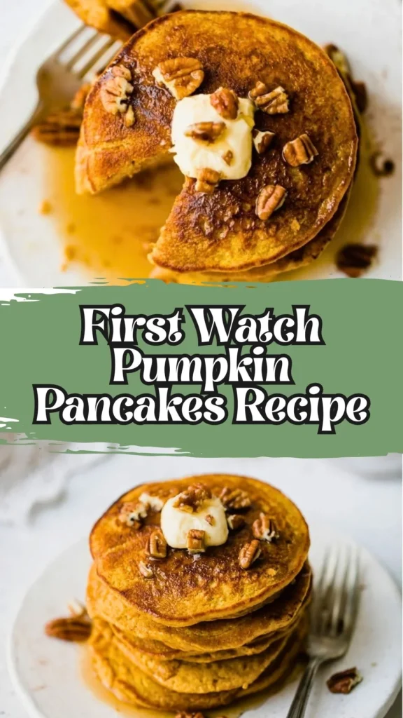 How to make First Watch Pumpkin Pancakes