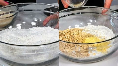 Mix the dry ingredients