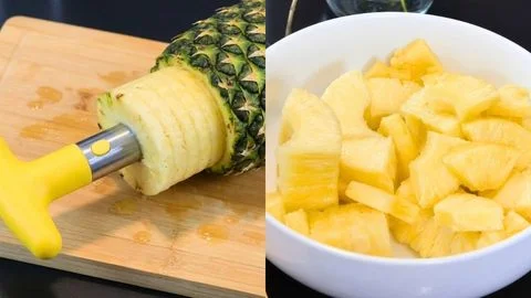 Muddle the Fresh Pineapple