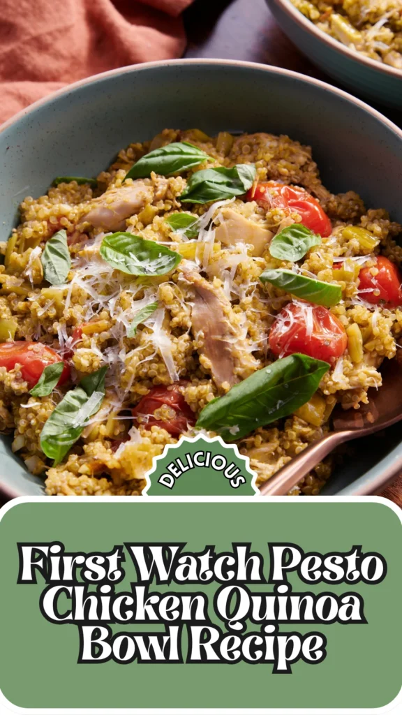 Recipe for First Watch Pesto Chicken Quinoa Bowl