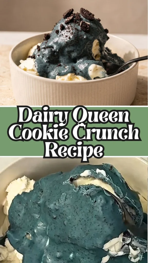 Enjoy this Dairy Queen Cookie Crunch